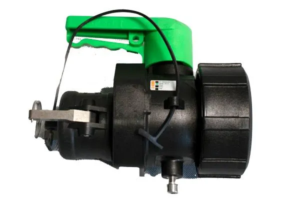 DN50-Valvola a sfera-Camlock-Verde-2 VARIBOX SC PP DN50 Valvola a sfera Camlock 1,5'' Viton
