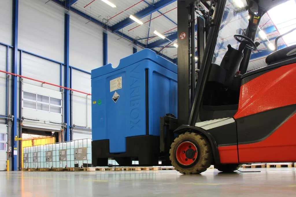 Sodium hydroxide in the VARIBOX IBCs